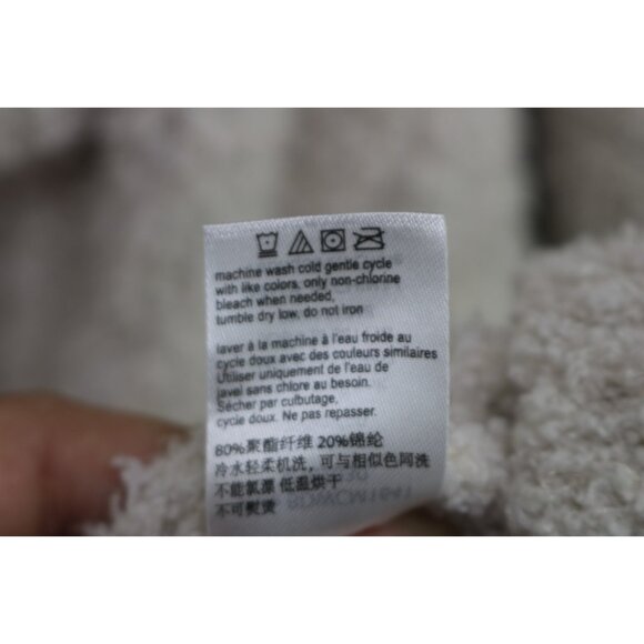 Barefoot Dreams Cozy Chic Ivory Plush Long Sleeve Sweater-3X-Soft - Picture 8 of 11